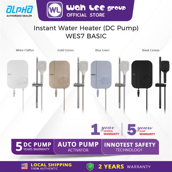 Picture of ALPHA WES7/B-i Instant Water Heater DC Pump  