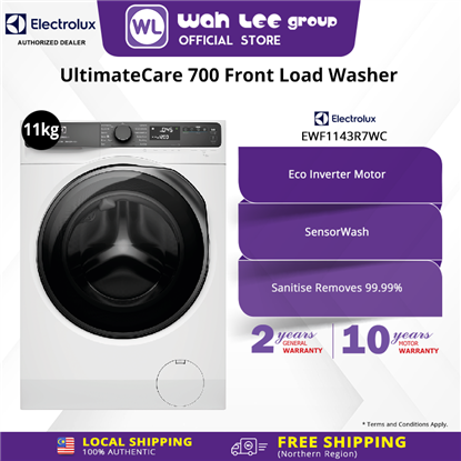 Picture of ELECTROLUX FRONT LOAD WASHER EWF1143R7WC (11KG)