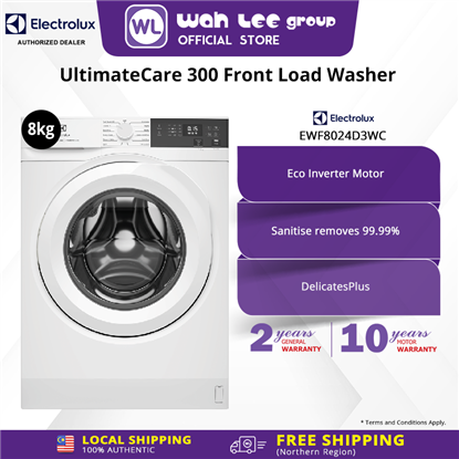 Picture of ELECTROLUX FRONT LOAD WASHER EWF8024D3WC (8KG)