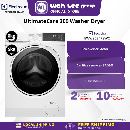 Picture of ELECTROLUX WASHER DRYER EWW8024P3WC 8KG/5KG