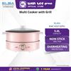 Picture of [Online Exclusive] ELBA Multi Cooker with Grill EMC-K5015(PK) - Removable Non-stick Pot, Grill Pan - Pink (5L / 1500W)