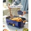 Picture of [Online Exclusive] ELBA Multi Cooker EMC-N9015(BL) - Stainless Steel Inner Pot With Non-Stick Coating - Blue (9L)  