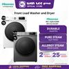 Picture of HISENSE FRONT LOAD WASHER DRYER WD-3Q8543BW (8.5KG/6KG) WHITE / WD-3Q1043BT (10.5KG/7KG) TITANIUM GRAY