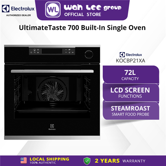 Picture of Electrolux UltimateTaste 700 72L Built-in Oven with SteamRoast KOCBP21XA  