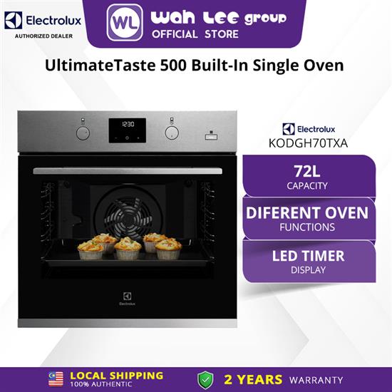 Picture of Electrolux 72L UltimateTaste 500 Built-in Oven with SteamBake KODGH70TXA  