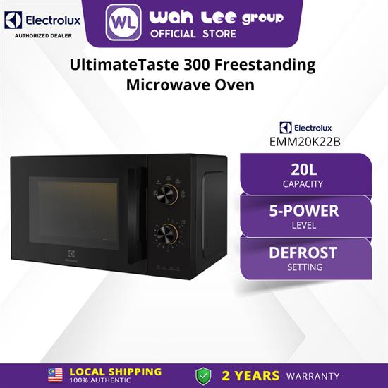 Picture of Electrolux 20L UltimateTaste 300 Microwave Oven EMM20K22B  