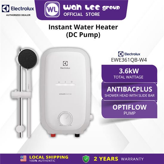 Picture of Electrolux 3.6 kW UltimateHome 500 electric instant water heater Comfort Flow Tank EWE361QB-W4