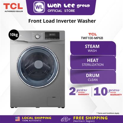 Picture of TCL FRONT LOAD WASHER TWF100-MP6B 10KG