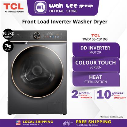 Picture of TCL WASHER DRYER TWD105-C31DG 10.5KG/7KG