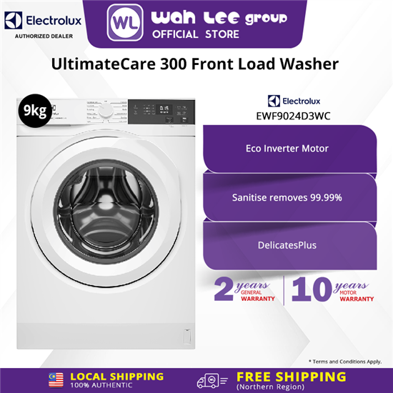 Picture of ELECTROLUX FRONT LOAD WASHER EWF9024D3WC (9KG)