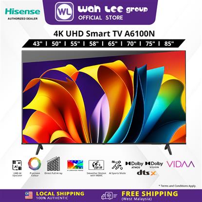 Picture of Hisense 4K UHD 85A6100N Series