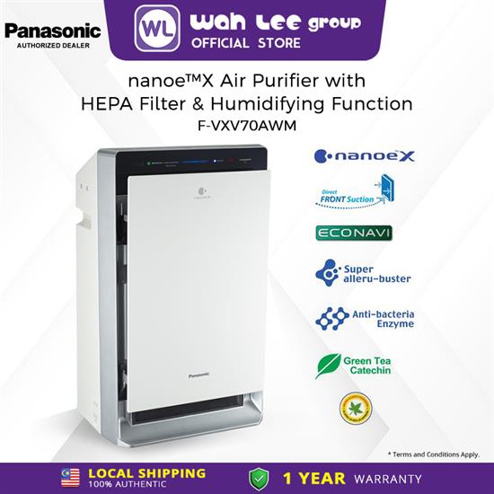 Picture of PANA AIR PURIFIER WITH NANOE X F-VXV70AWM 52m2 HUMIDIFYING