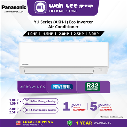 Picture of PANASONIC ECO INVERTER YU SERIES (AKH-1) 1.0/1.5/2.0/2.5/3.0 HP  