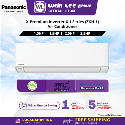 Picture of Panasonic X-Premium Inverter Air Conditioner R32 Xu Series (1.0HP-2.5HP) CS/CU-XU10ZKH-CS/CU-XU24ZKH  