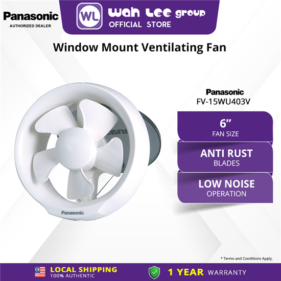 Picture of PANASONIC FV-15WU403V 6" GLASS MOUNT VENTILATING FAN  