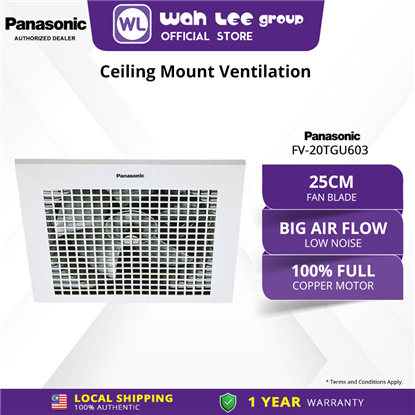 Picture of Panasonic FV-20TGU603 Ventilation Fan 8"  