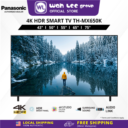 Picture of PANASONIC MX650K SERIES (43,50,55,65,75 INCH), LED 4K HDR SMART TV (TH-43/50/55/65/75MX650K)  