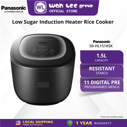 Picture of PANASONIC SR-HL151KSK 1.5L LOW SUGAR INDUCTION HEATER (IH) RICE COOKER SR-HL151KSK  