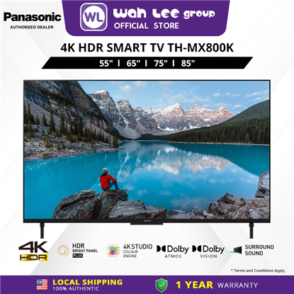 Picture of PANASONIC MX800K SERIES (50,55,65,75 INCH), LED 4K HDR SMART TV (TH-50/55/65/75MX800K)  