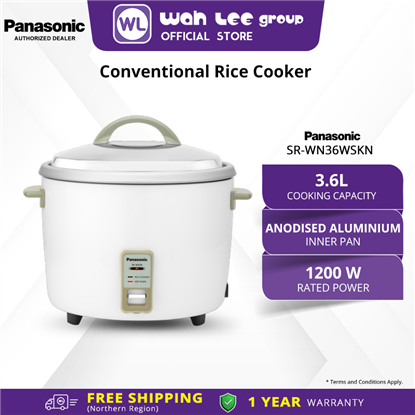 Picture of PANASONIC SR-WN36 LARGE 3.6L CONVENTIONAL RICE COOKER SR-WN36WSKN  