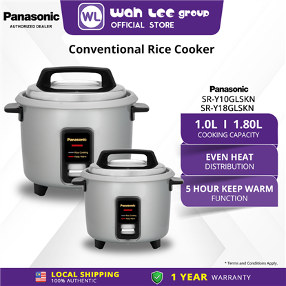 Picture of Panasonic SR-Y10G Conventional Rice Cooker Small Mini Aluminium Pan Rust Proof (1.0L) SR-Y10GLSKN & SR-Y18GLSKN