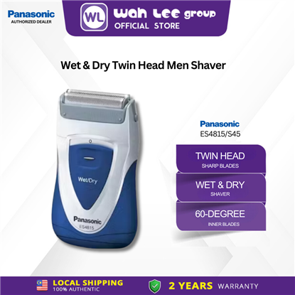 Picture of Panasonic ES4815 SHAVER BATTERY OPERATED WET/DRY ES4815S451 Twin Head Pencukur Lelaki