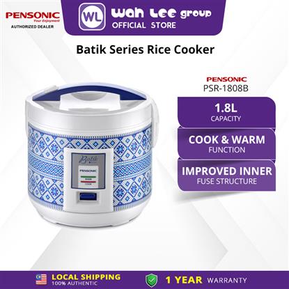 Picture of Pensonic Batik Series Rice Cooker (1.8L) PSR-1808B  