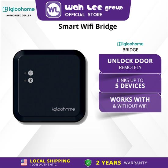 IGLOOHOME SMART LOCK WIFI BRIDGE BLACK的图片