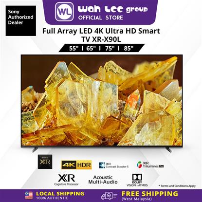 Picture of [FREE SHIPPING WEST MALAYSIA ONLY] Sony 55" 65" 75" 85" X90L | BRAVIA XR | Full Array LED | 4K Ultra HD | High Dynamic Range (HDR) | Smart TV (Google TV) Model XR-X90L