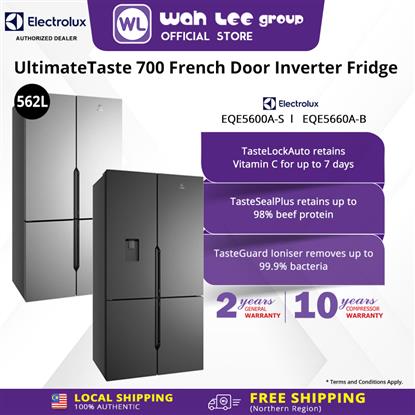 Picture of ELECTROLUX FRENCH DOOR FRIDGE EQE5600A-S 562L
