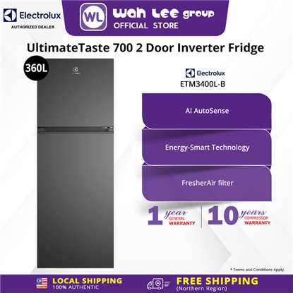 Picture of ELECTROLUX FRIDGE ETM3400L-B 360L