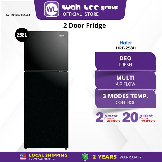 Picture of HAIER FRIDGE HRF-258H (258L) METAL BLACK