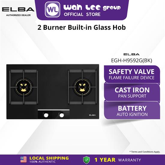 Picture of ELBA GLASS HOB EGH-H9592G(BK)