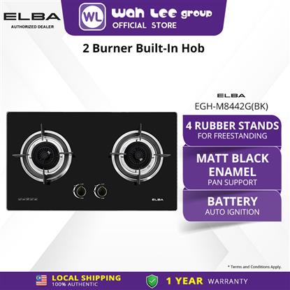 Picture of ELBA GLASS HOB EGH-M8442G(BK) BLACK