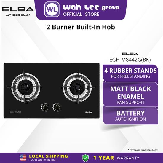 Picture of ELBA GLASS HOB EGH-M8442G(BK) BLACK