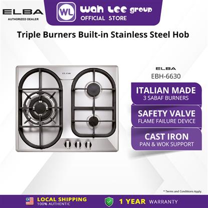 Picture of ELBA STAINLESS STEEL HOB EBH6630