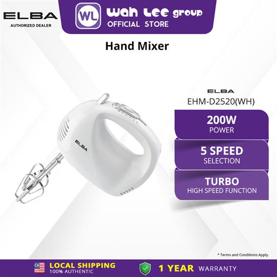 Picture of ELBA HAND MIXER EHM-D2520 (WHITE)