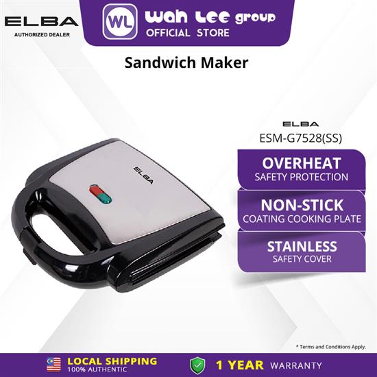 Picture of ELBA SANDWICH MAKER ESM-G7528 (SS)