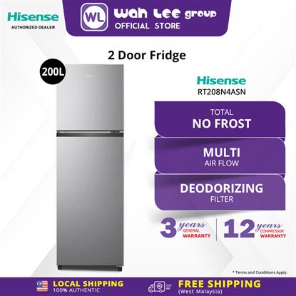 Picture of HISENSE FRIDGE RT208N4ASN 200L