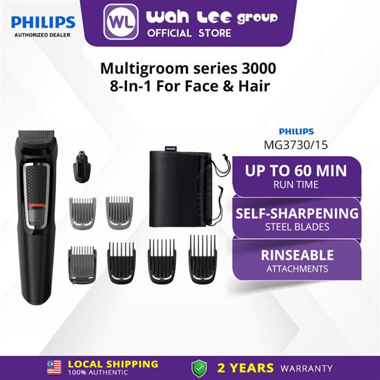 Picture of Philips Multigroom 8-in-1 Face & Hair 3000 Series MG3730/15