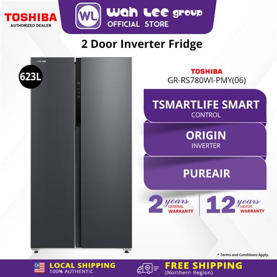 Picture of TOSHIBA FRIDGE GR-RS780WI-PMY(06) INVERTER (623L)