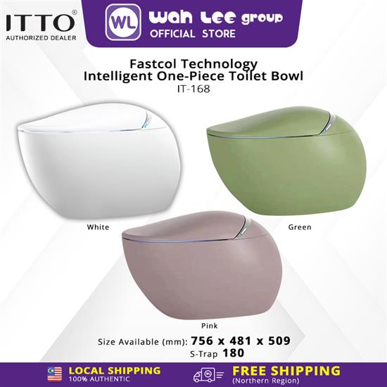 Picture of  ITTO IT-168 Smart Intelligent One-Piece Toilet Bowl S-TRAP 250mm