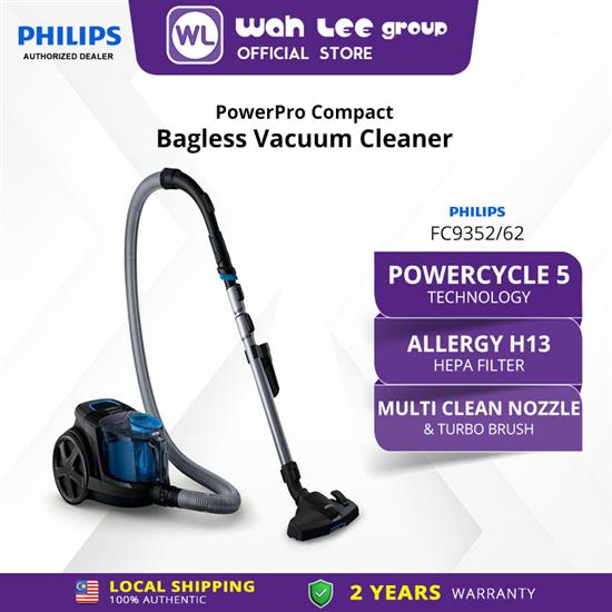 Picture of PHILIPS BAGLESS VACUUM CLEANER FC9352/62 1900W