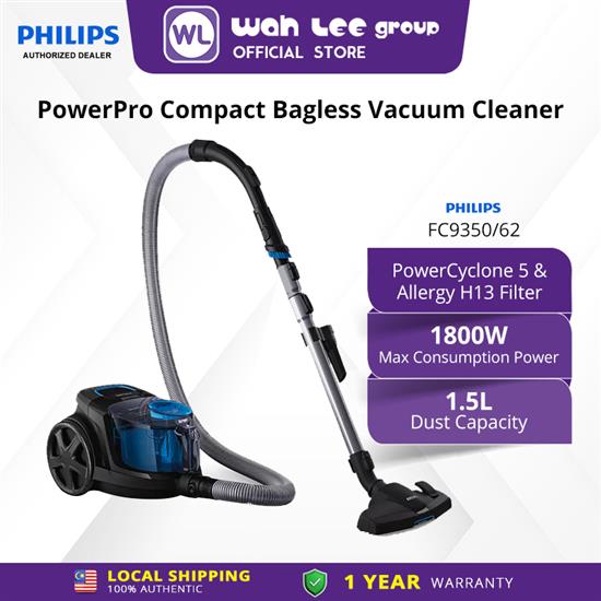 Picture of PHILIPS VACUUM CLEANER FC9350/62 BAGLESS