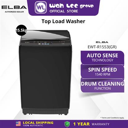 Picture of ELBA WASHER EWT-R1553(GR) 15.5KG