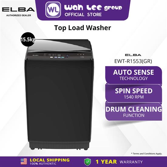 Picture of ELBA WASHER EWT-R1553(GR) 15.5KG