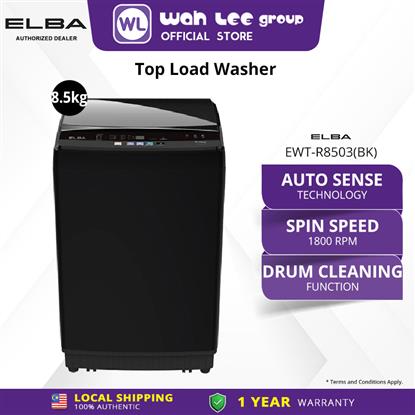 Picture of ELBA WASHER EWT-R8503(BK) 8.5KG