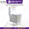 Picture of ITTO Wash Down One-Piece Toilet Bowl IT-6040 IT-6040G/W IT-6040BL/W