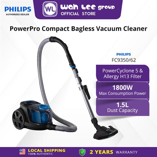 Picture of PHILIPS VACUUM CLEANER FC9350/62 BAGLESS