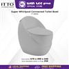 Picture of ITTO Super Whirlpool Connected Toilet Bowls IT-8896 S-TRAP 250 